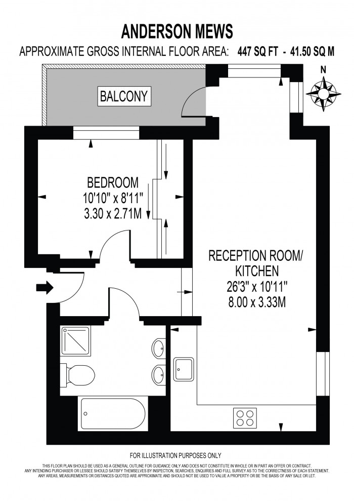 Floorplan for ANDERSON MEWS, OVAL