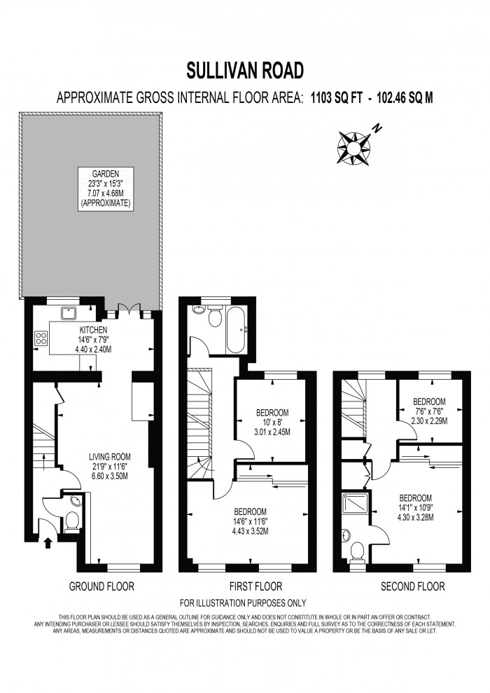 Floorplan for SULLIVAN ROAD, KENNINGTON