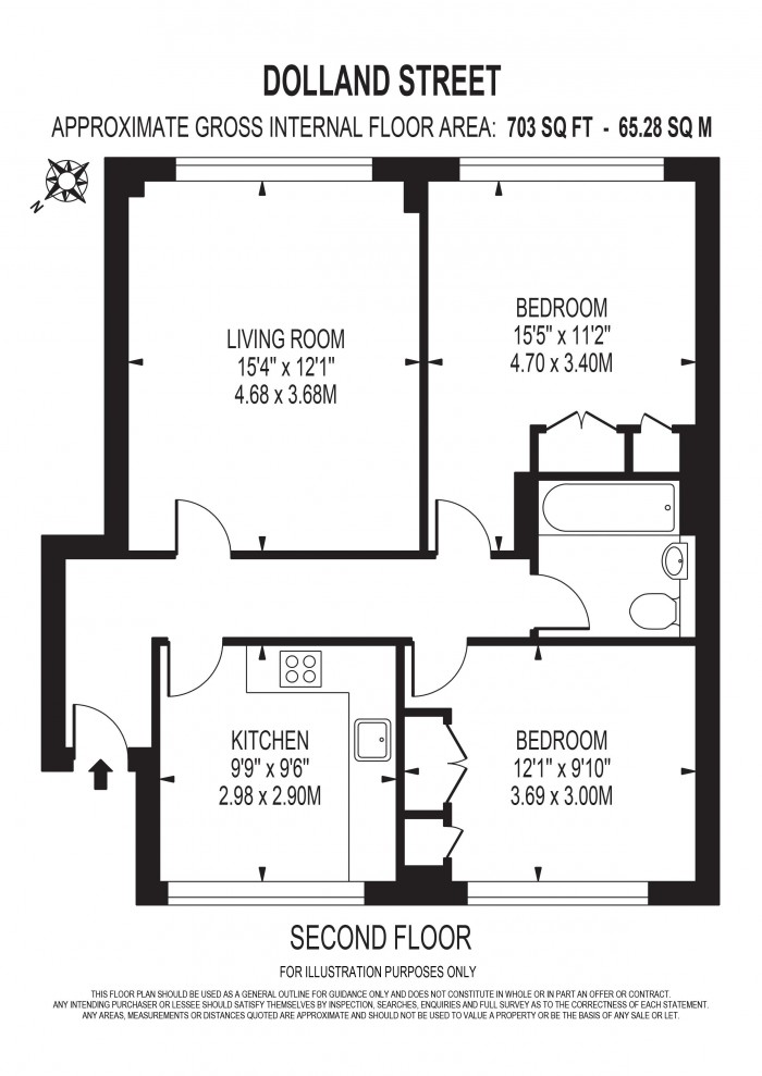 Floorplan for DOLLAND STREET, KENNINGTON