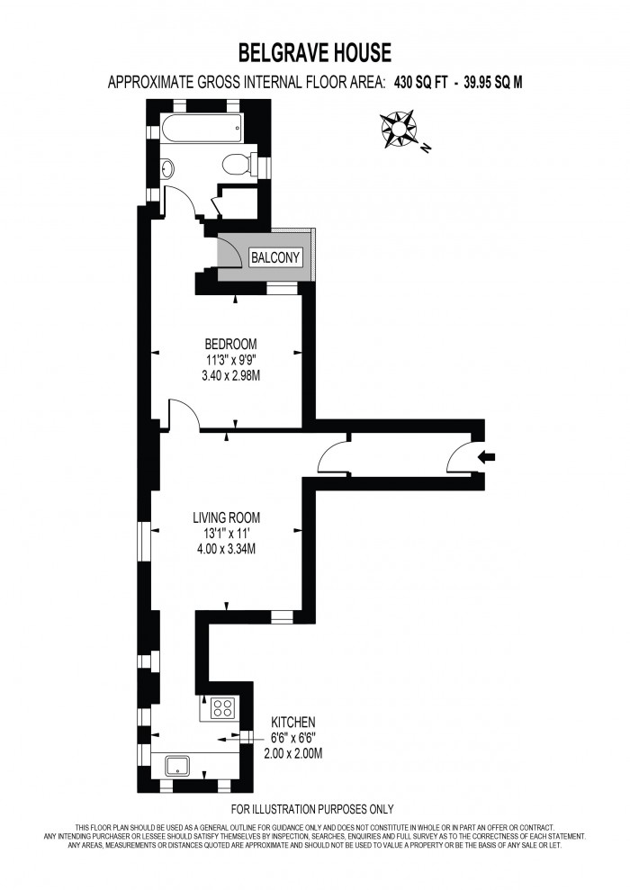 Floorplan for BELGRAVE HOUSE, OVAL