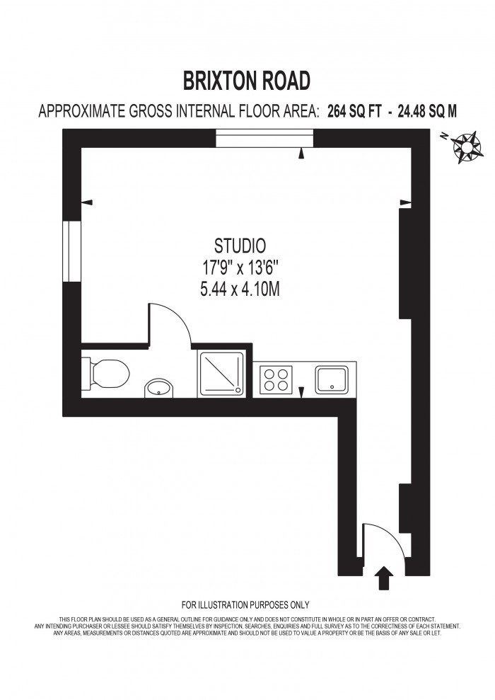 Floorplan for Brixton Road