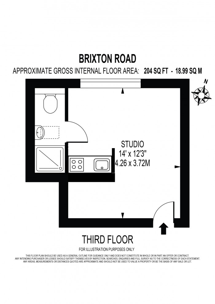 Floorplan for Brixton Road