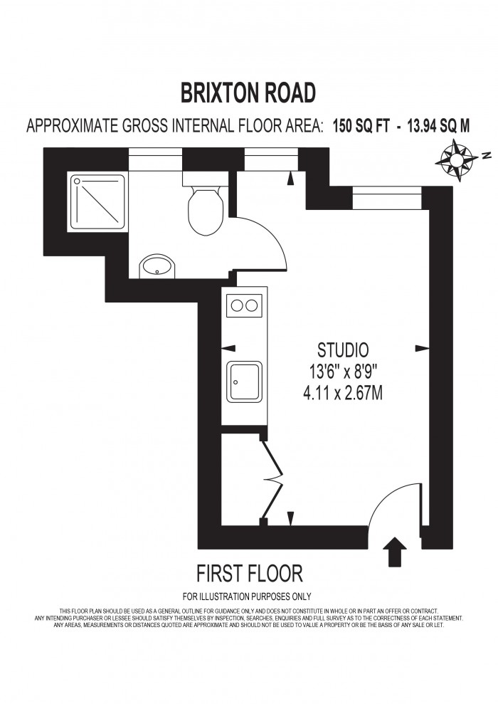 Floorplan for Brixton Road