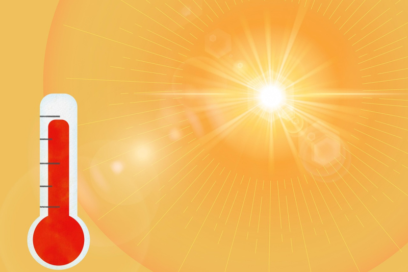 Heat heatwave climate change hot temperature high temperature thermometer sun