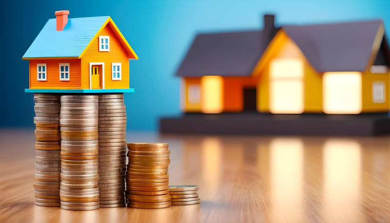 Home house mortgage money property loan investment rent insurance finance tax residential buy estate real sale payment realtor ai generated