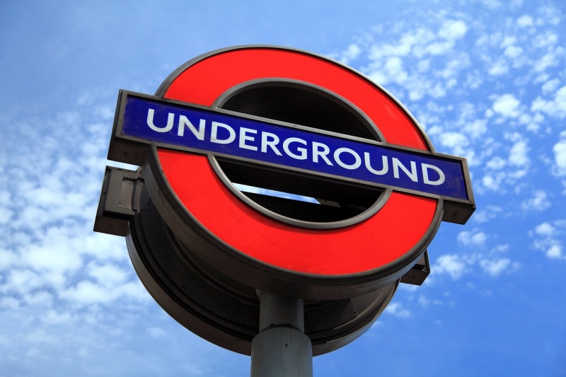 Signage subway station underground street sign metro subway london england